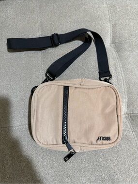 Brixley Beige Adjustable Crossbody Bag
